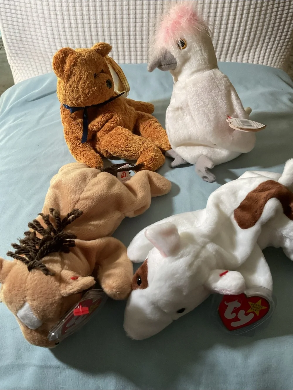 Lot of 4 Ty beanie babies